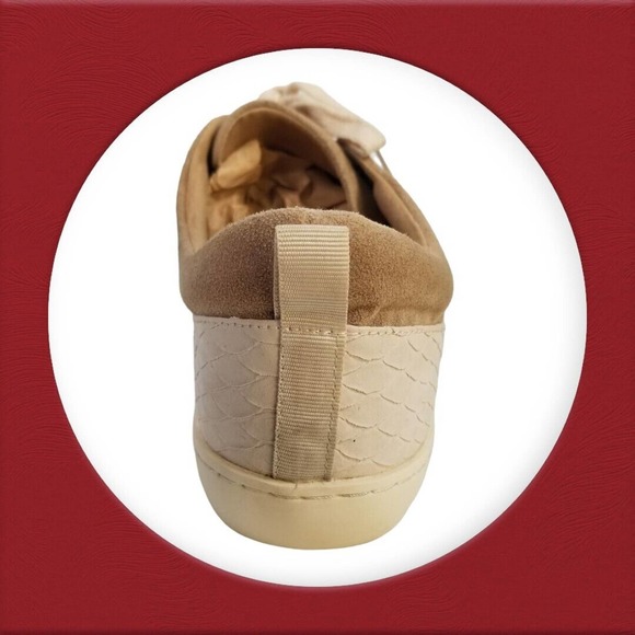 White Raven Sneakers Lace Up‎ Brown Leather Shoes Women's Size 10 - Picture 11 of 16